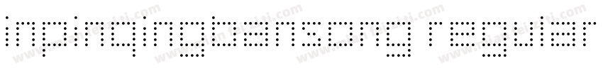 inpinqingbansong regular字体转换